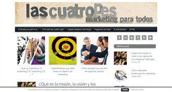 Desktop Screenshot of lascuatropes.com