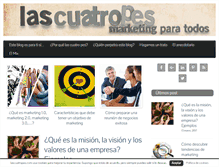 Tablet Screenshot of lascuatropes.com